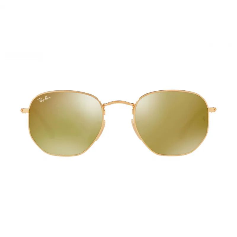 RAY-BAN-HEXAGONAL-UNISEX-METAL-GUNES-GOZLUGU-RB3548N-001-83