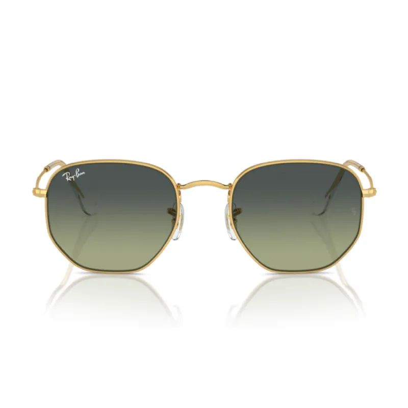 RAY-BAN-HEXAGONAL-UNISEX-METAL-GUNES-GOZLUGU-RB3548-001-BH