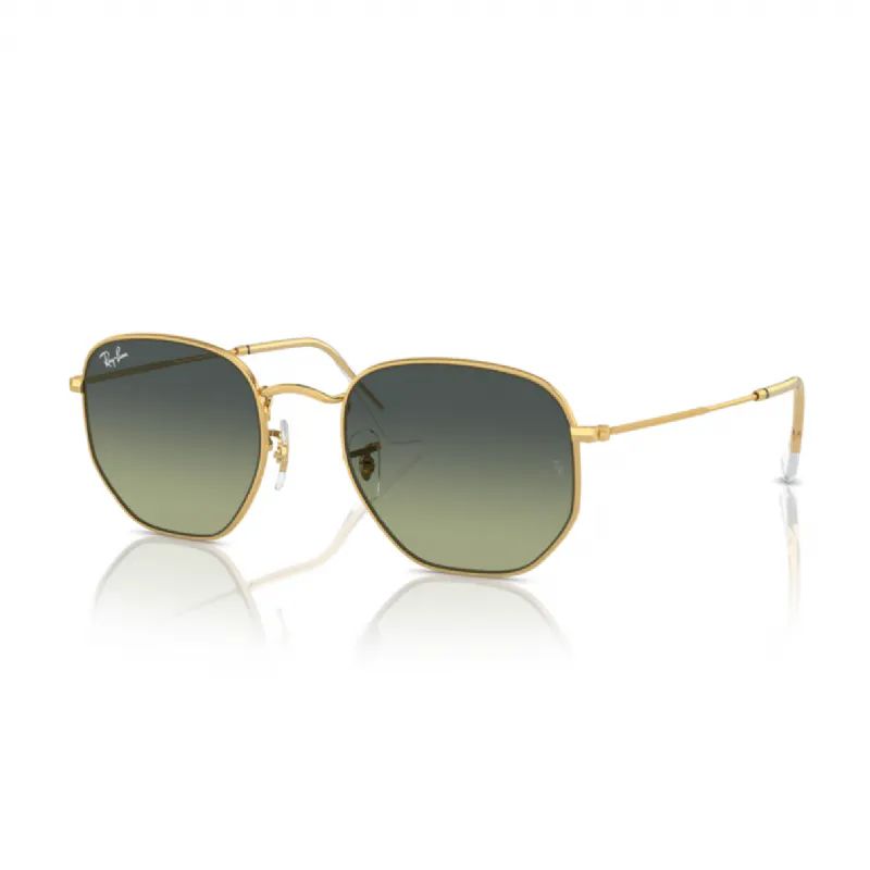 RAY-BAN-HEXAGONAL-UNISEX-METAL-GUNES-GOZLUGU-RB3548-001-BH